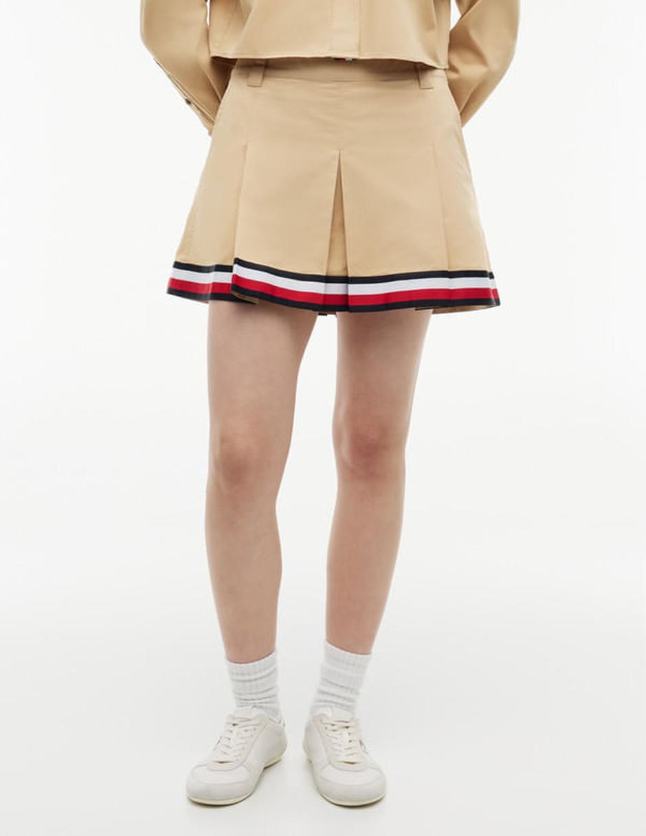 Falda mini a la cintura
