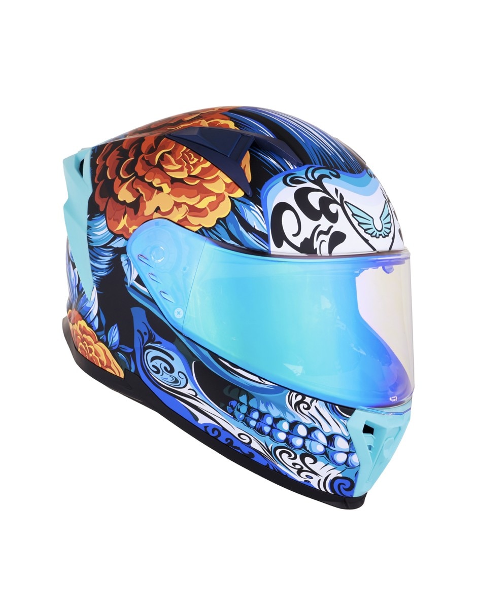 Casco cerrado para motocicleta urbana unisex