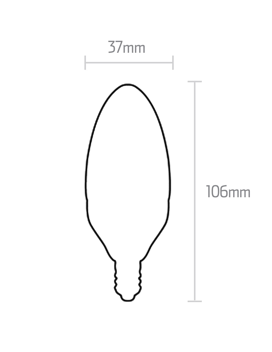Foco LED 4 W de consumo 4 W de iluminación 400 lm lúmenes