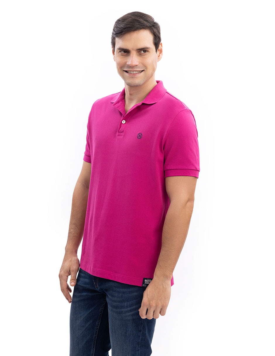 Playera nautica cuello polo para hombre 2