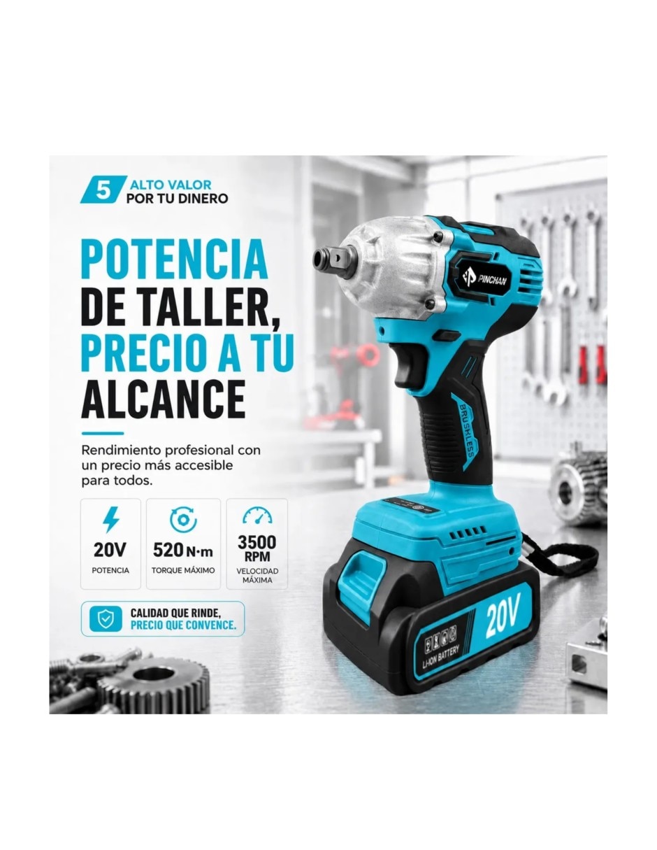 Taladro llave de impacto de 300 v 2
