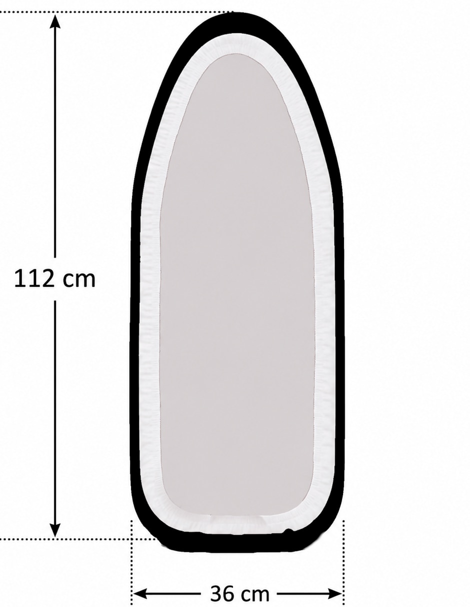 Cubierta para burro de planchar funda compact de algodón 3