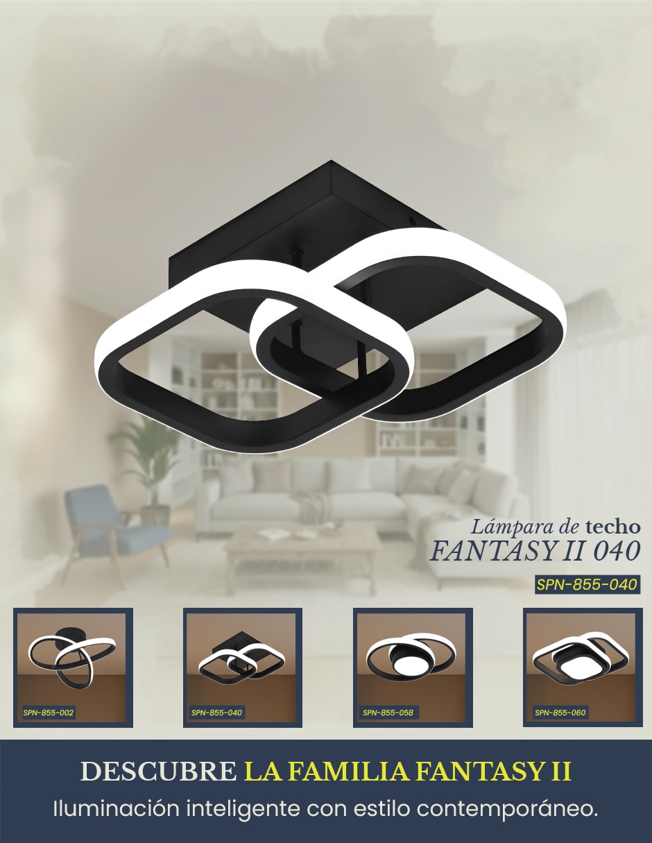 Plafón LED Fantasy 9
