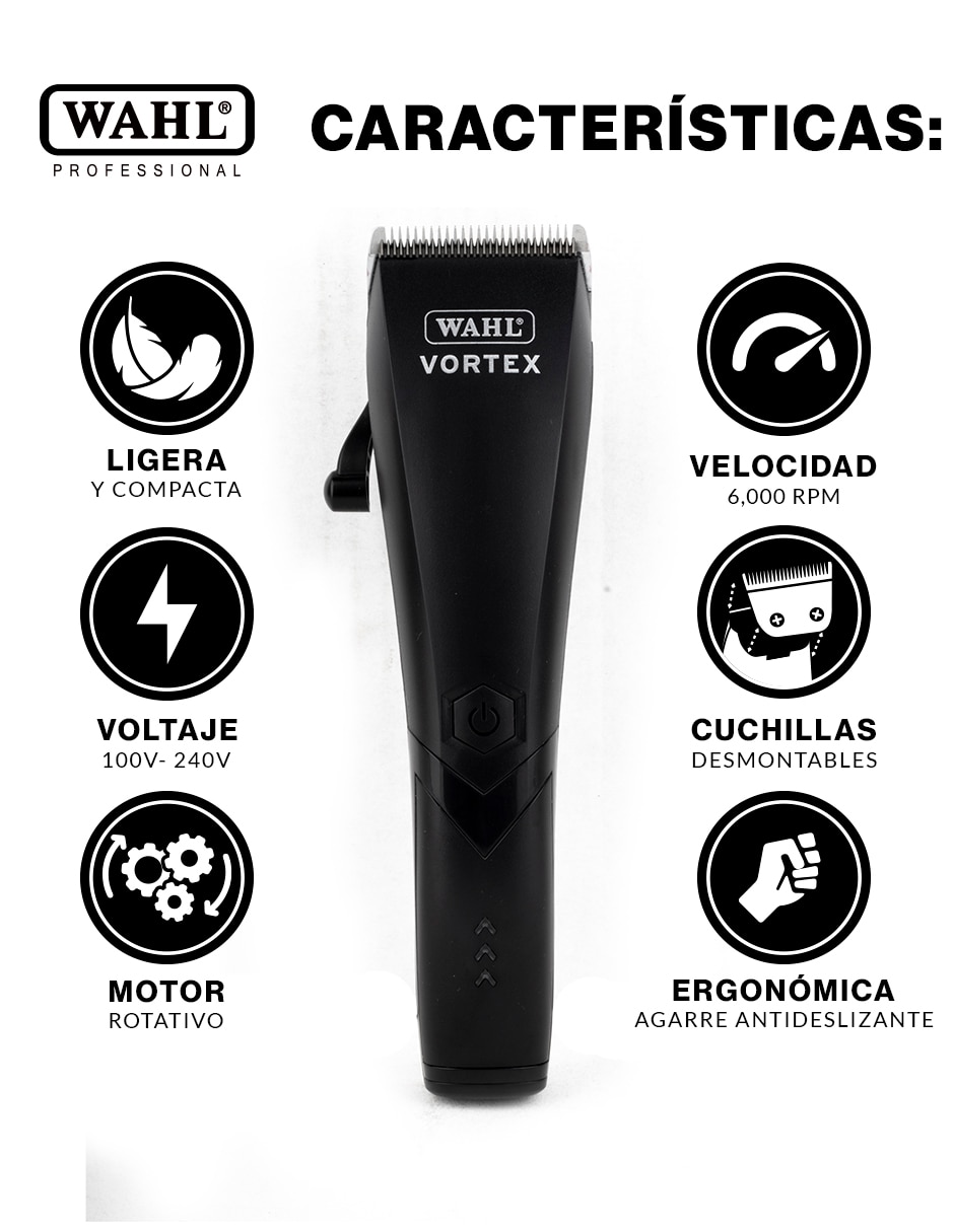 Recortadora de cabello wahl vortex 4