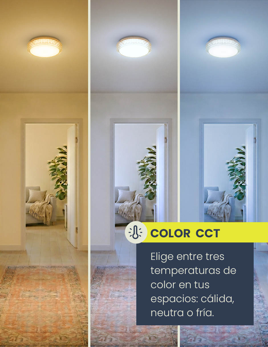 Plafón LED Silvanya 3