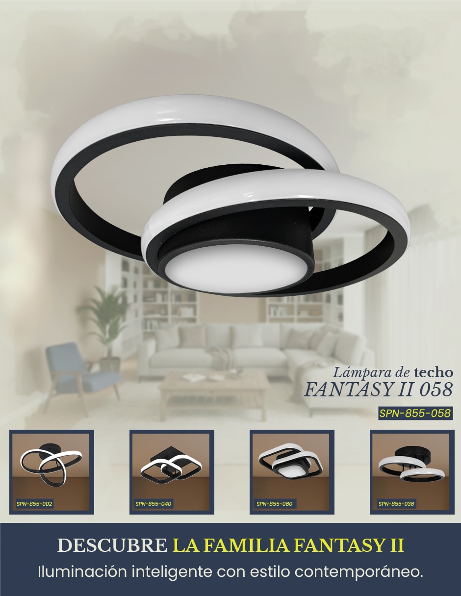 Plafón LED Fantasy 8