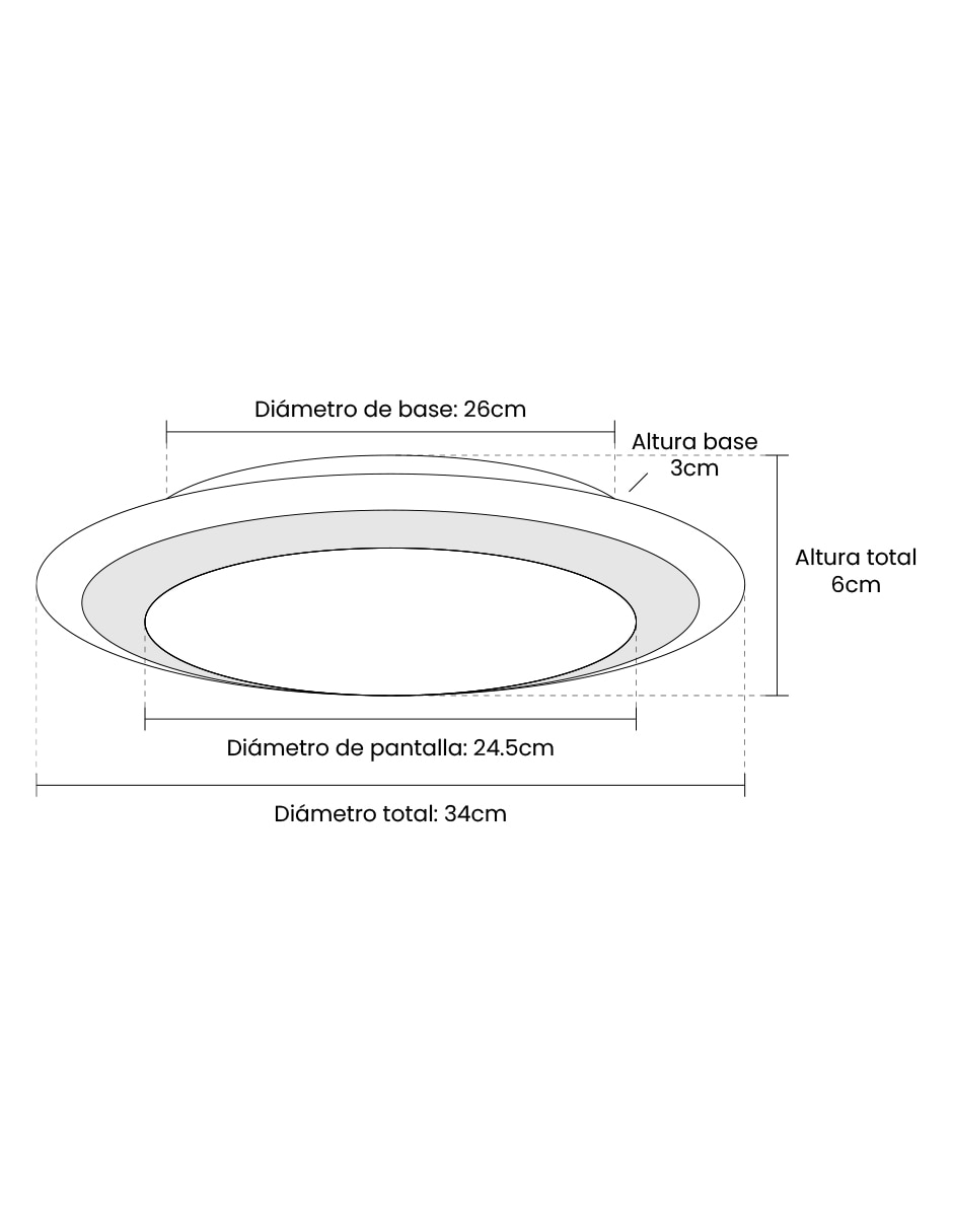 Plafón LED 9