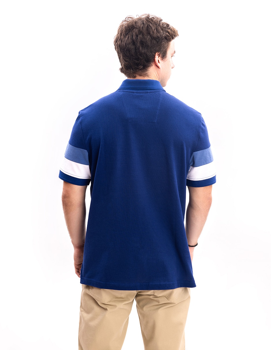 Playera nautica cuello polo para hombre 3
