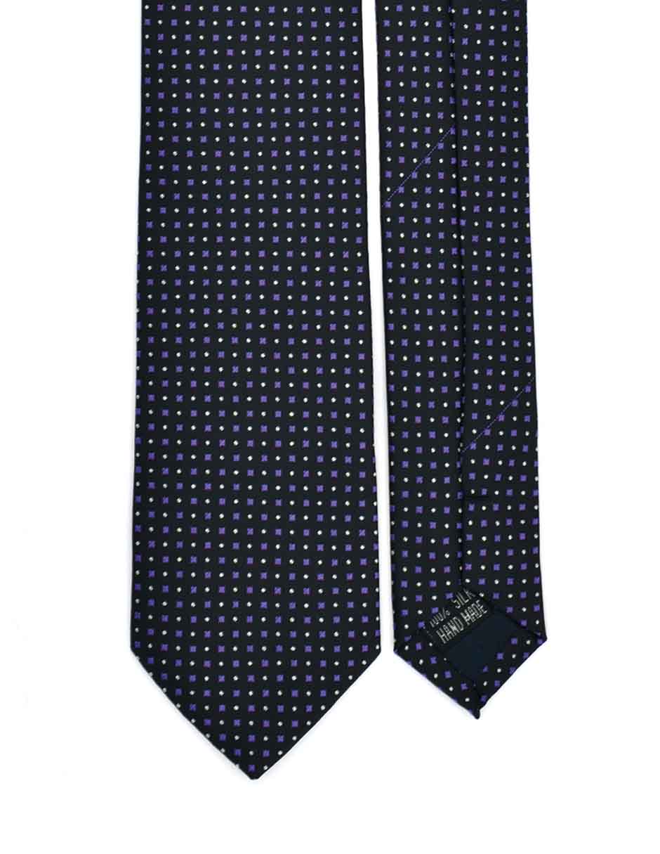 Corbata Corbata Regular (6-8.5 cm) de Seda estampado Geométrico para Hombre 2