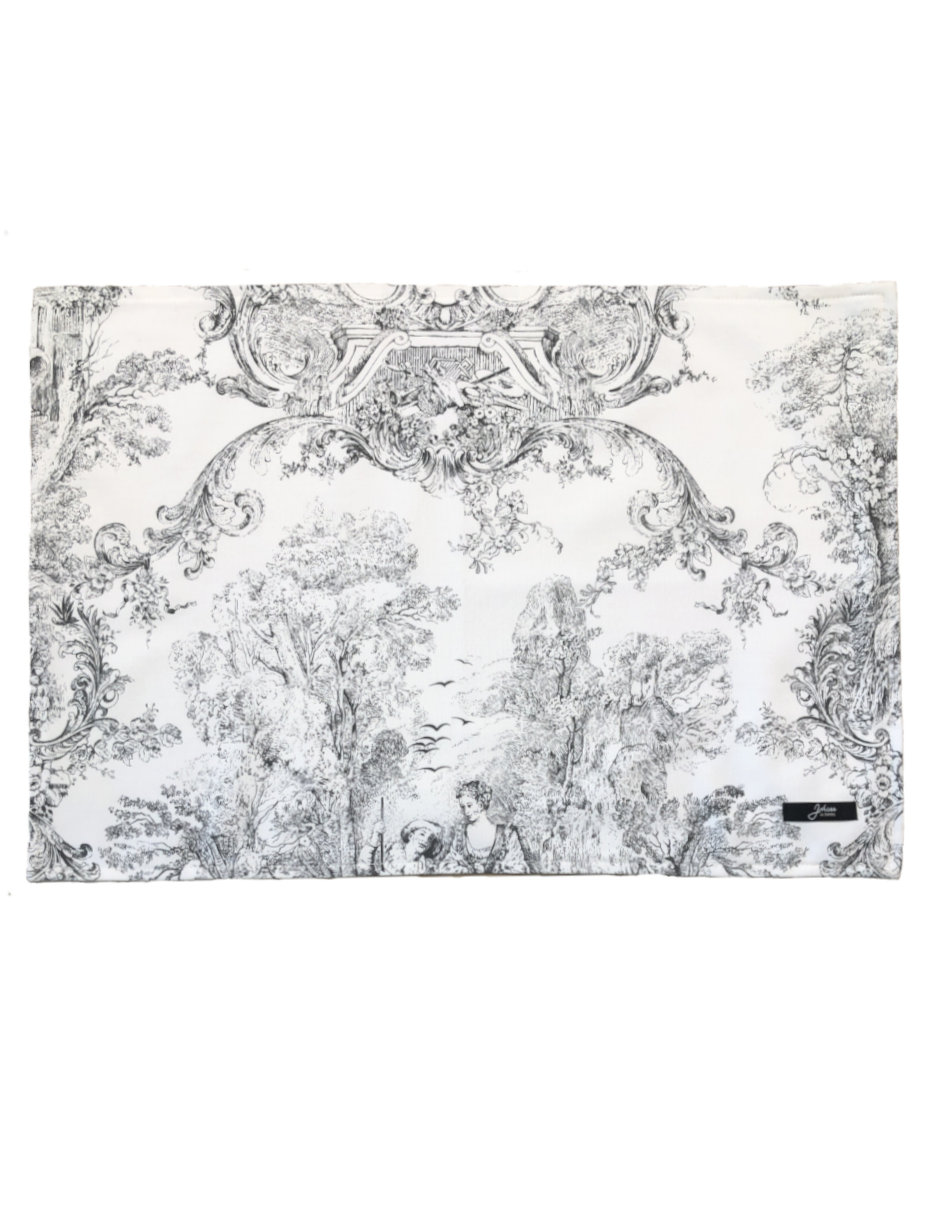 Mantel individual rectangular de algodón johann & home