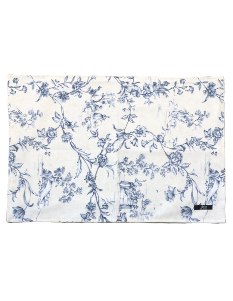 Mantel individual rectangular de algodón johann & home