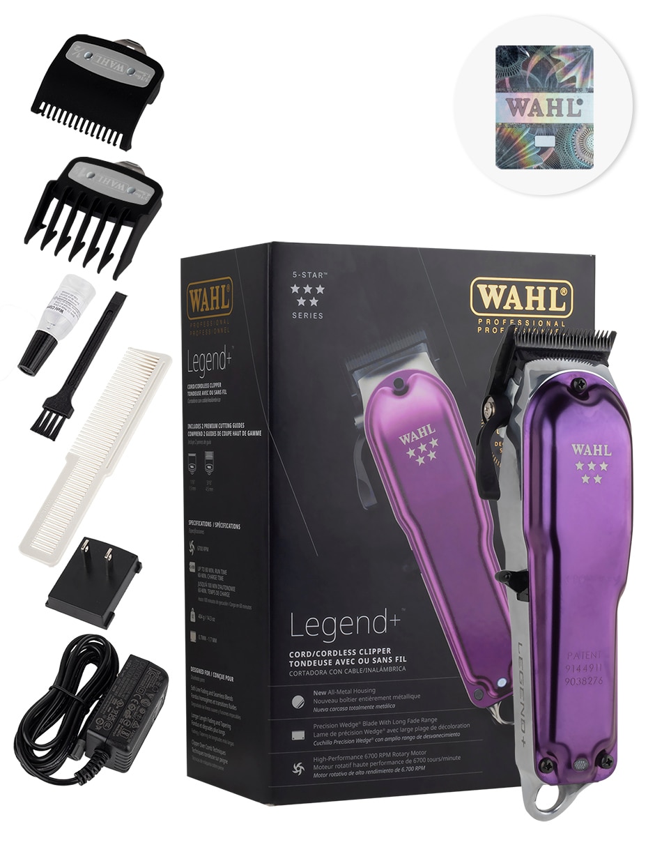 Recortadora de cabello wahl legend+ cordless 3027402