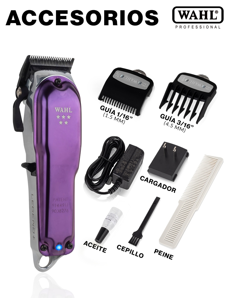 Recortadora de cabello wahl legend+ cordless 3027402 8