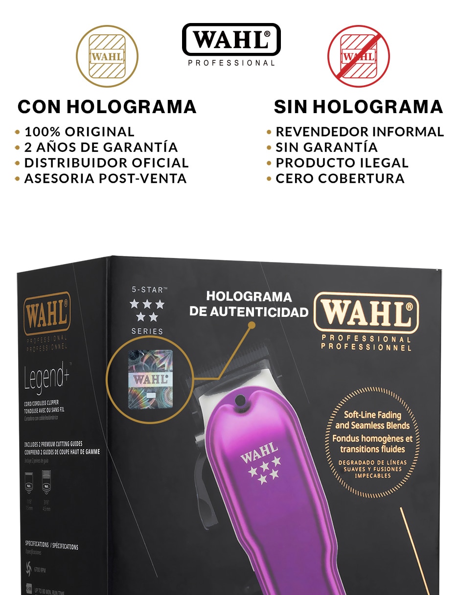 Recortadora de cabello wahl legend+ cordless 3027402 9