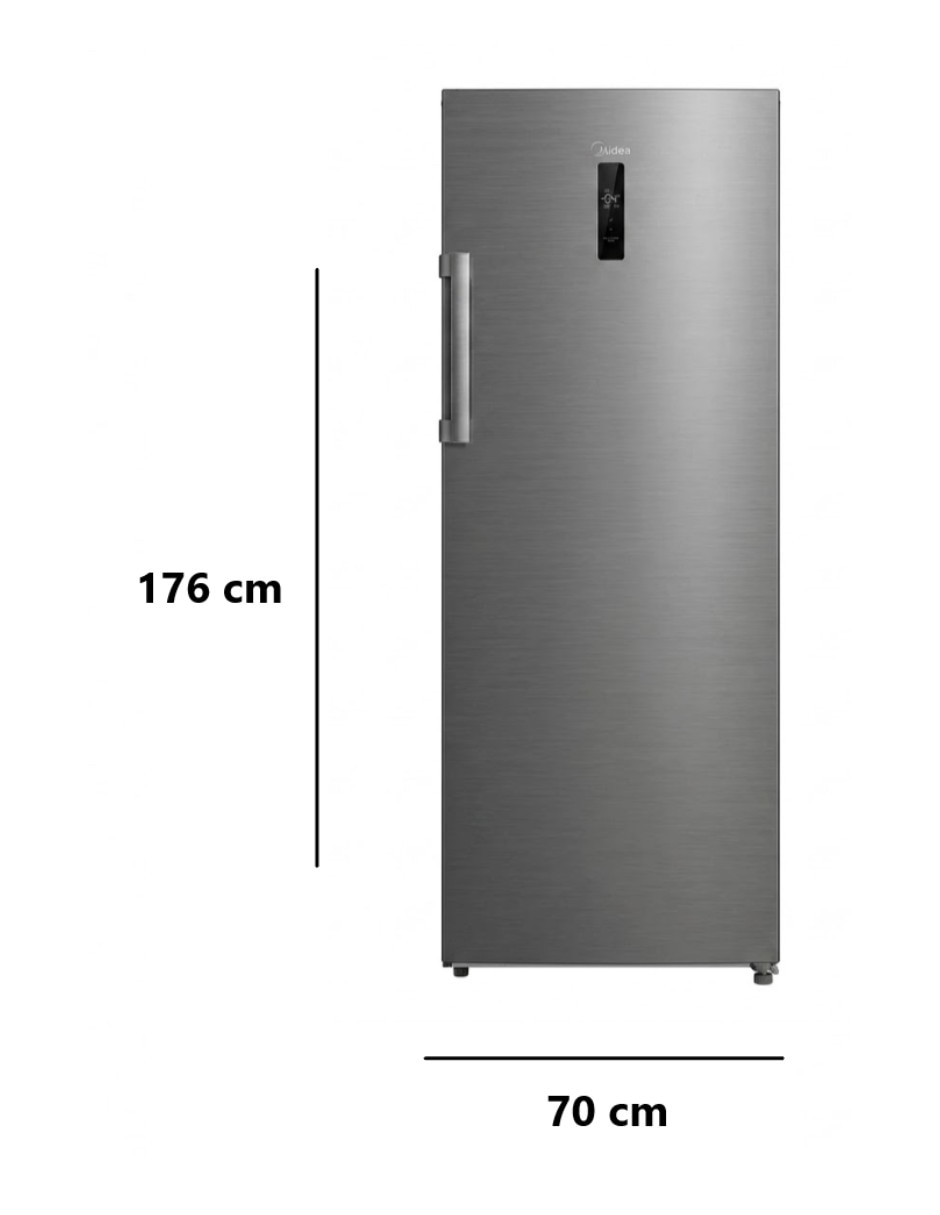 Congelador midea mdru333fem46 vertical 1 pie cúbico