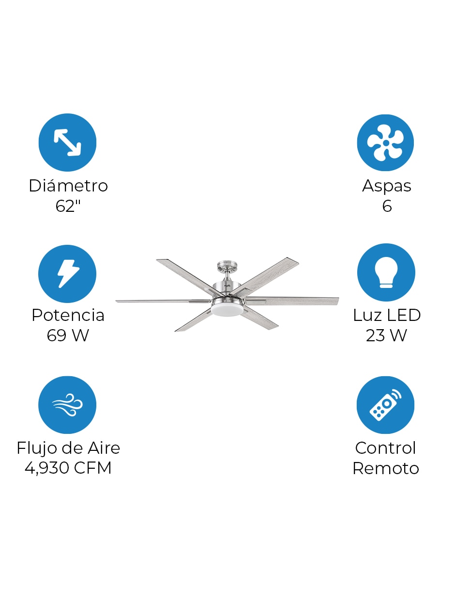 Ventilador de techo 3 velocidades