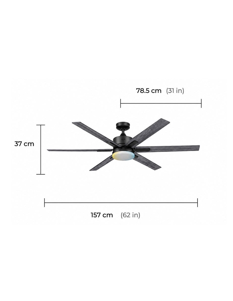Ventilador de techo 3 velocidades 7