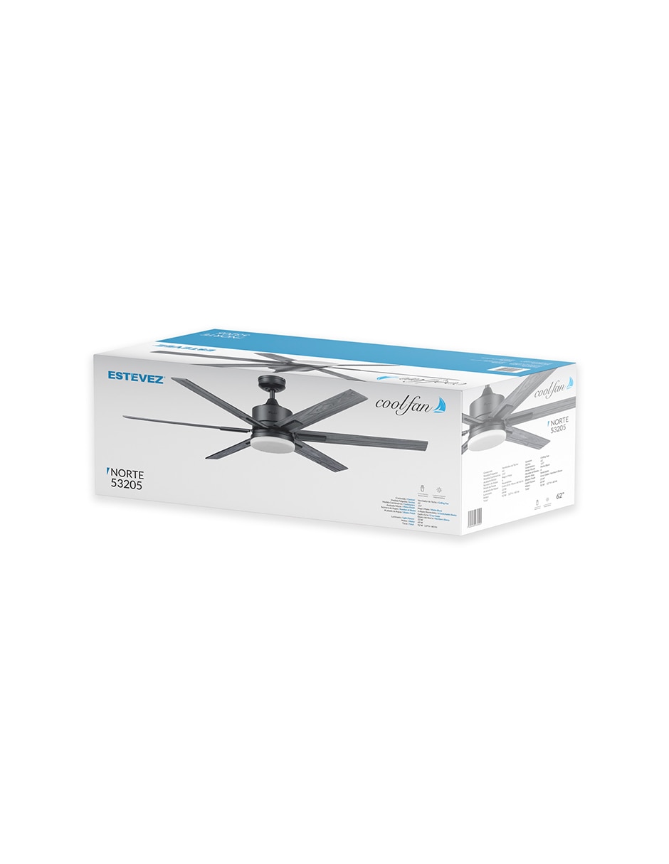 Ventilador de techo 3 velocidades 6