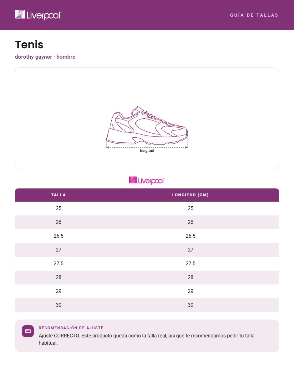 Tenis dorothy gaynor para hombre 6