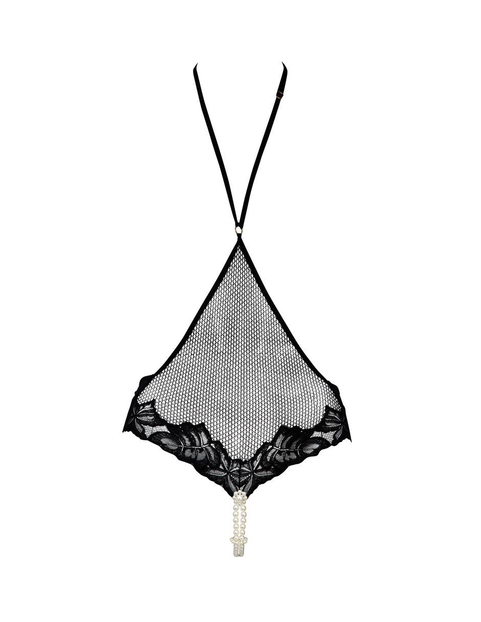 Body bracli cuello halter escote v para mujer
