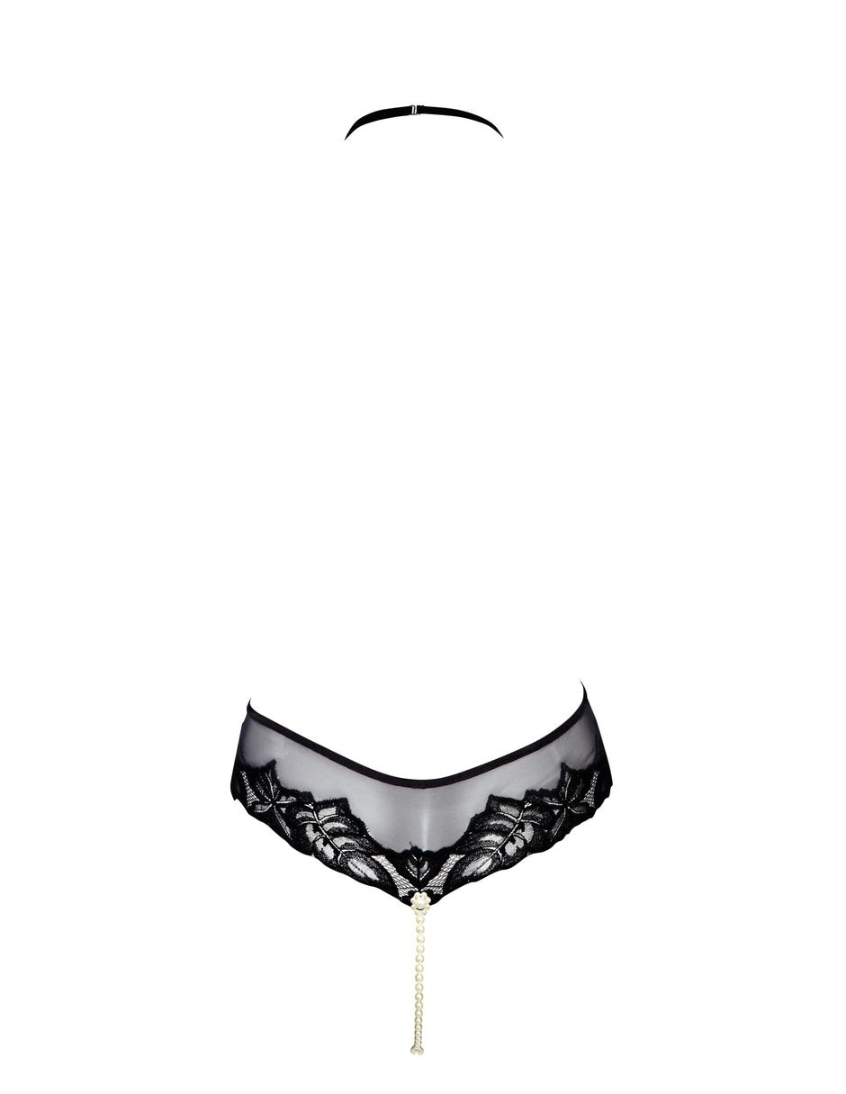 Body bracli cuello halter escote v para mujer