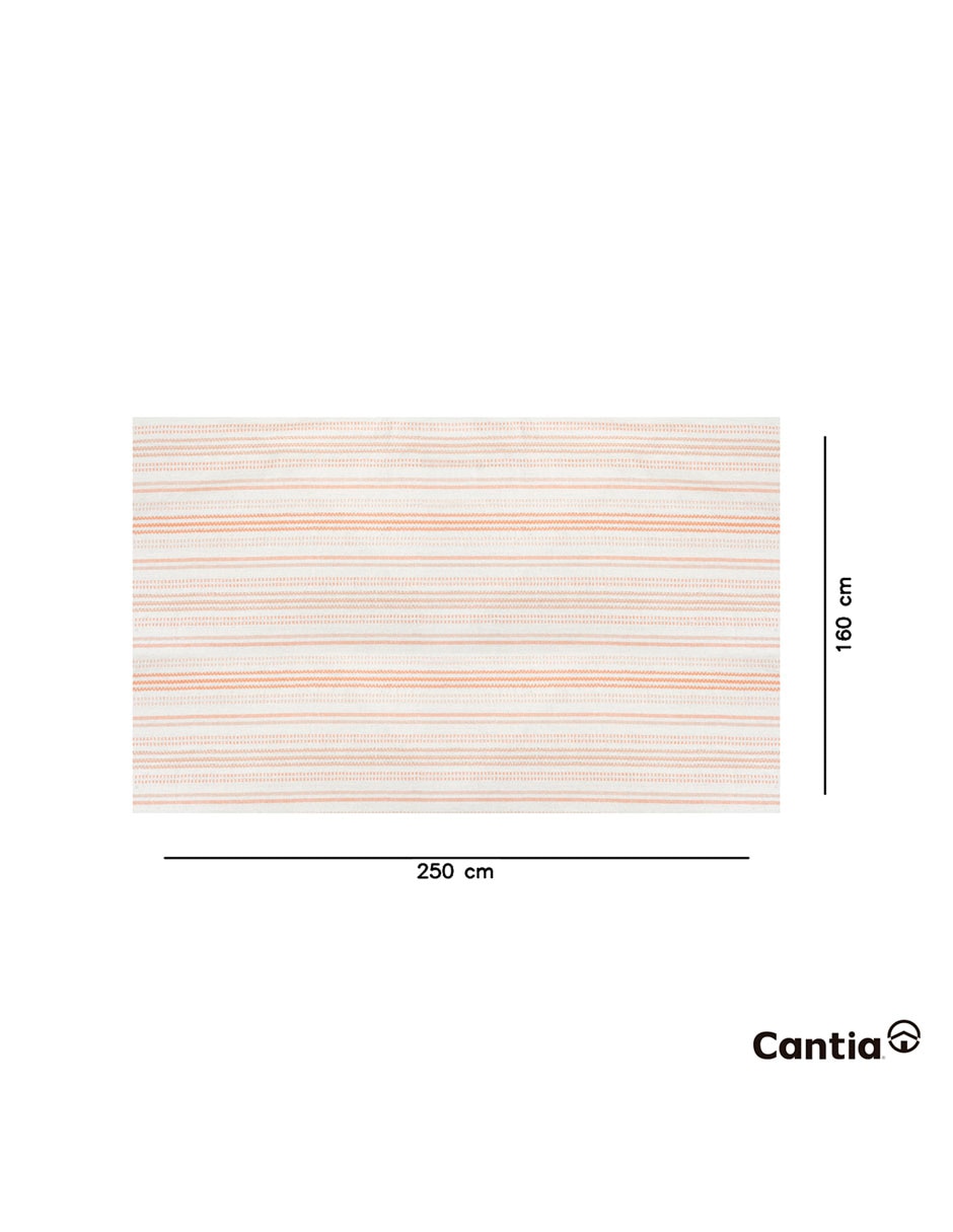 Mantel rectangular de algodón Cantia