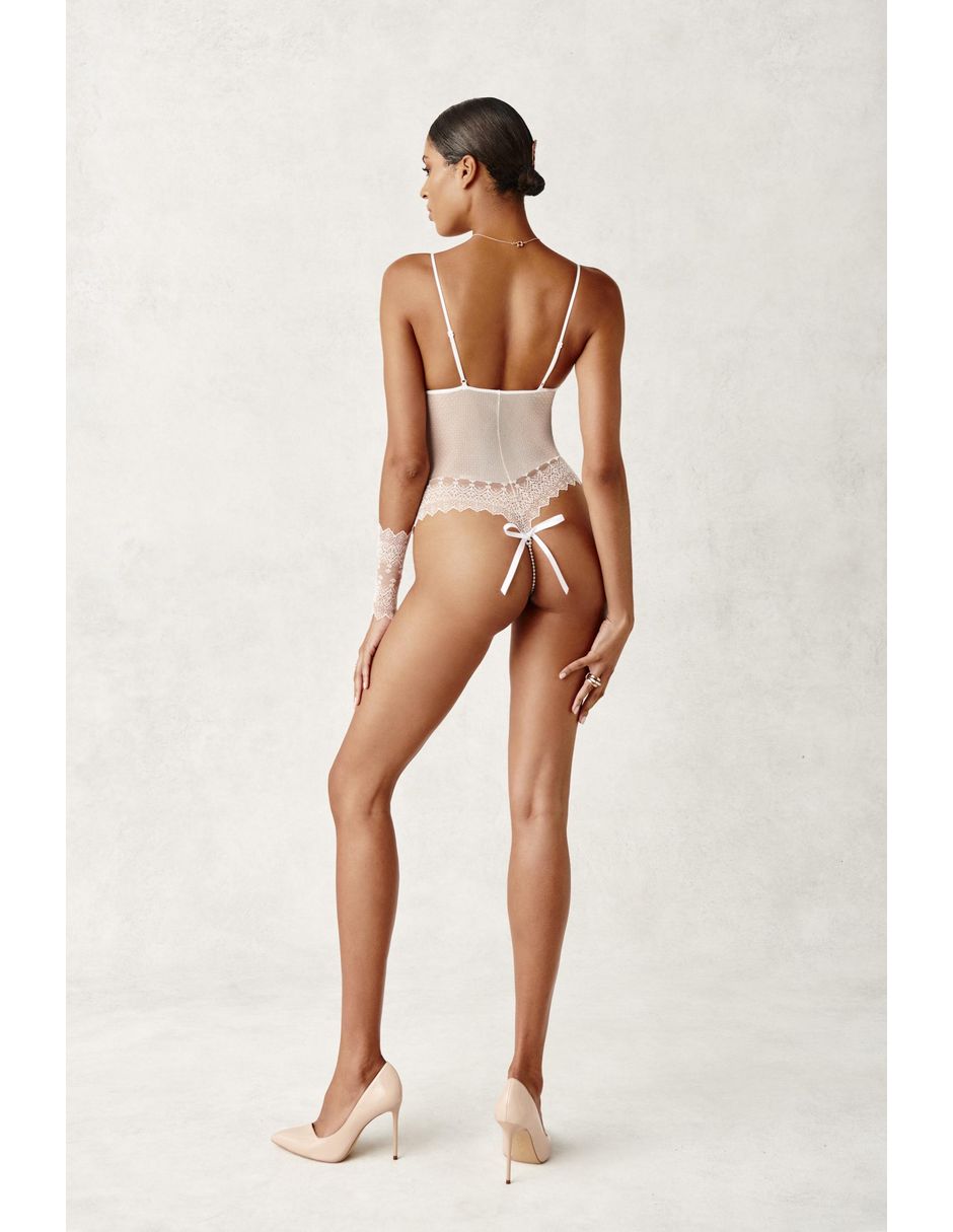 Body bracli cuello con escote escote v para mujer
