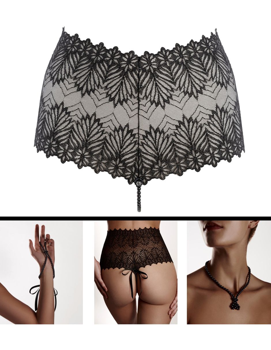 Tanga de encaje para mujer 4