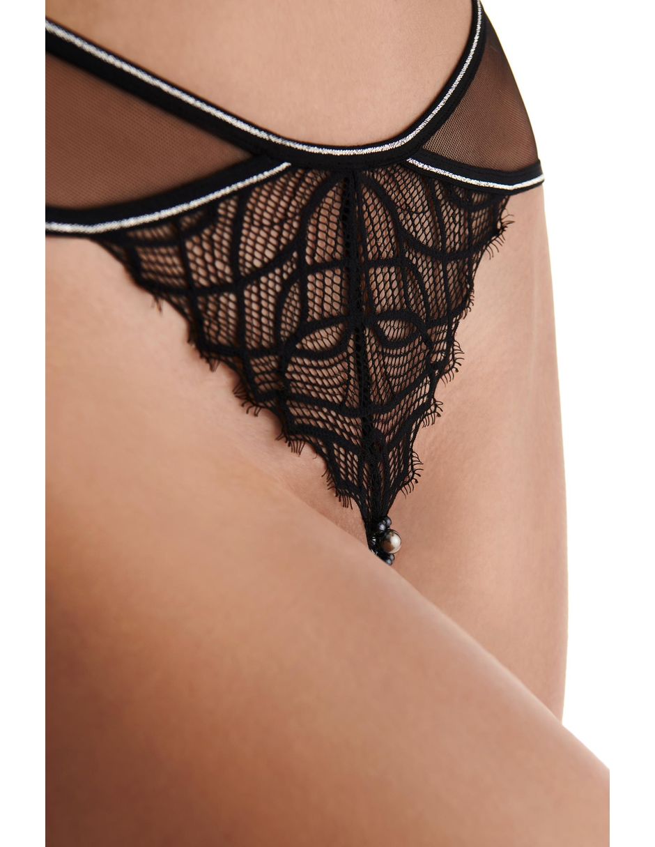 Tanga bracli de encaje para mujer