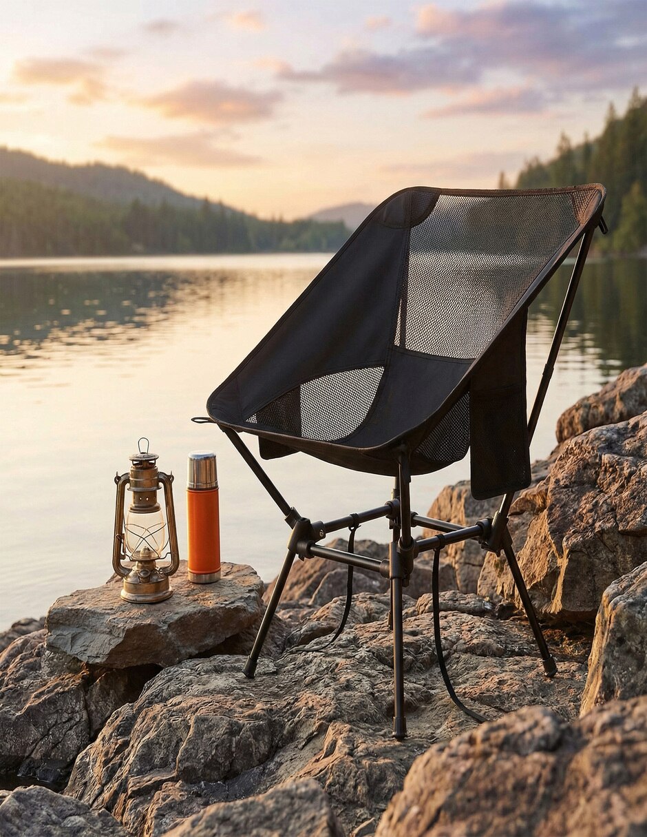 Silla plegable set 2 piezas de plástico 2