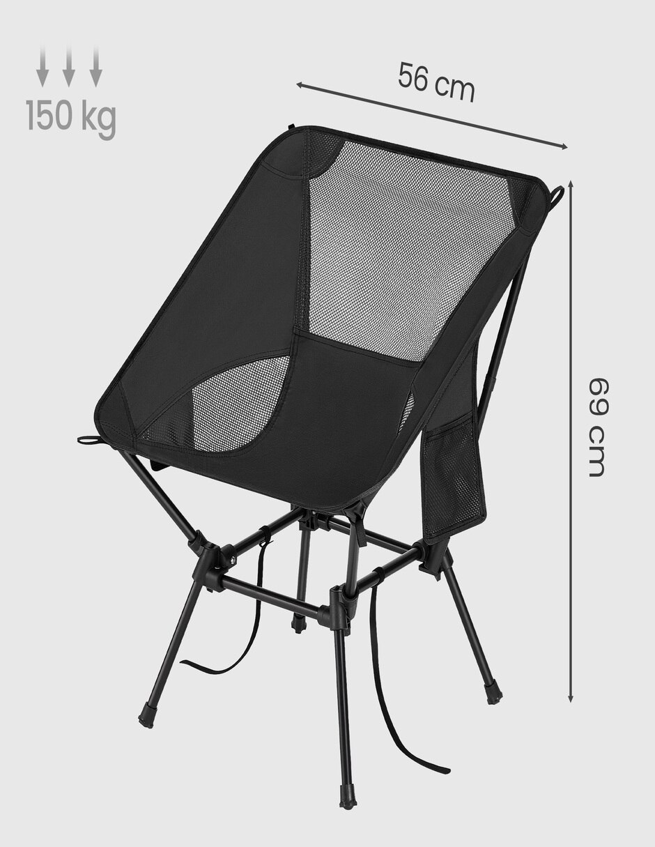 Silla plegable set 2 piezas de plástico 7