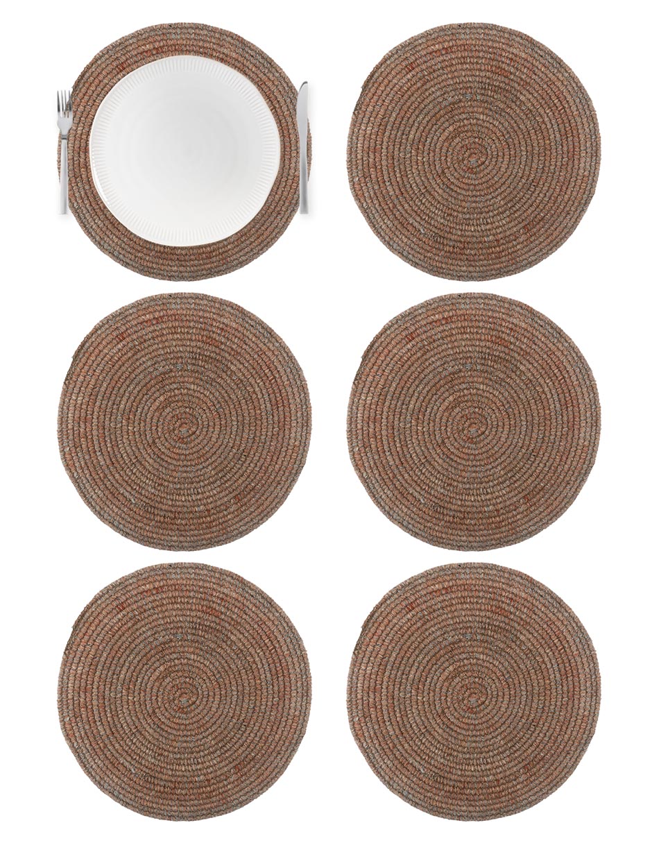 Set mantel individual redondo Cantia