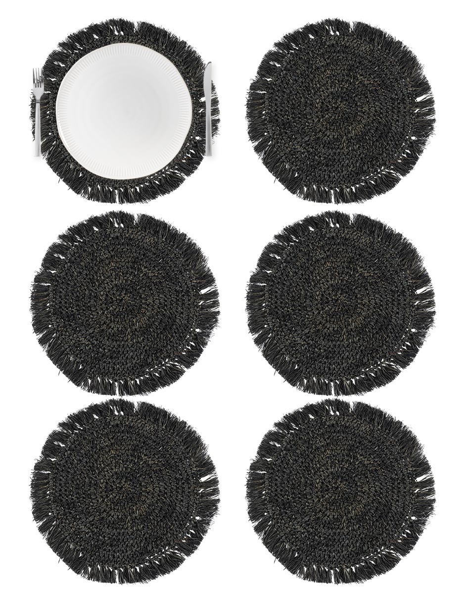 Set mantel individual de mimbre Cantia