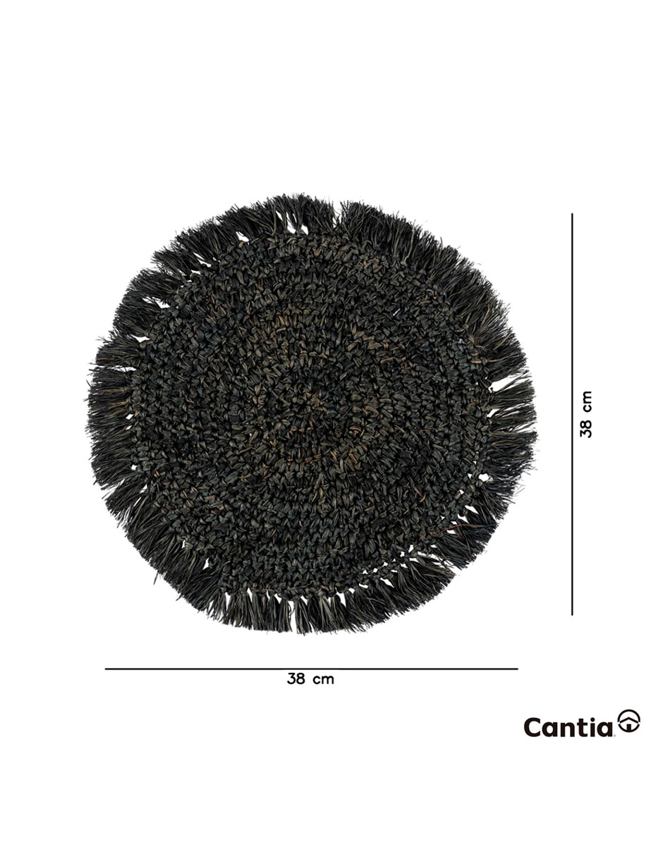 Set mantel individual de mimbre Cantia