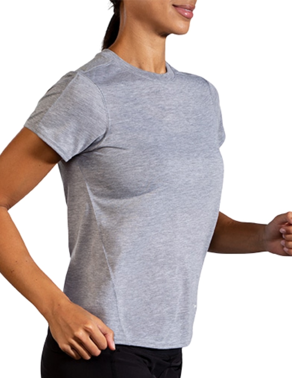 Playera deportiva para entrenamiento brooks de mujer 3