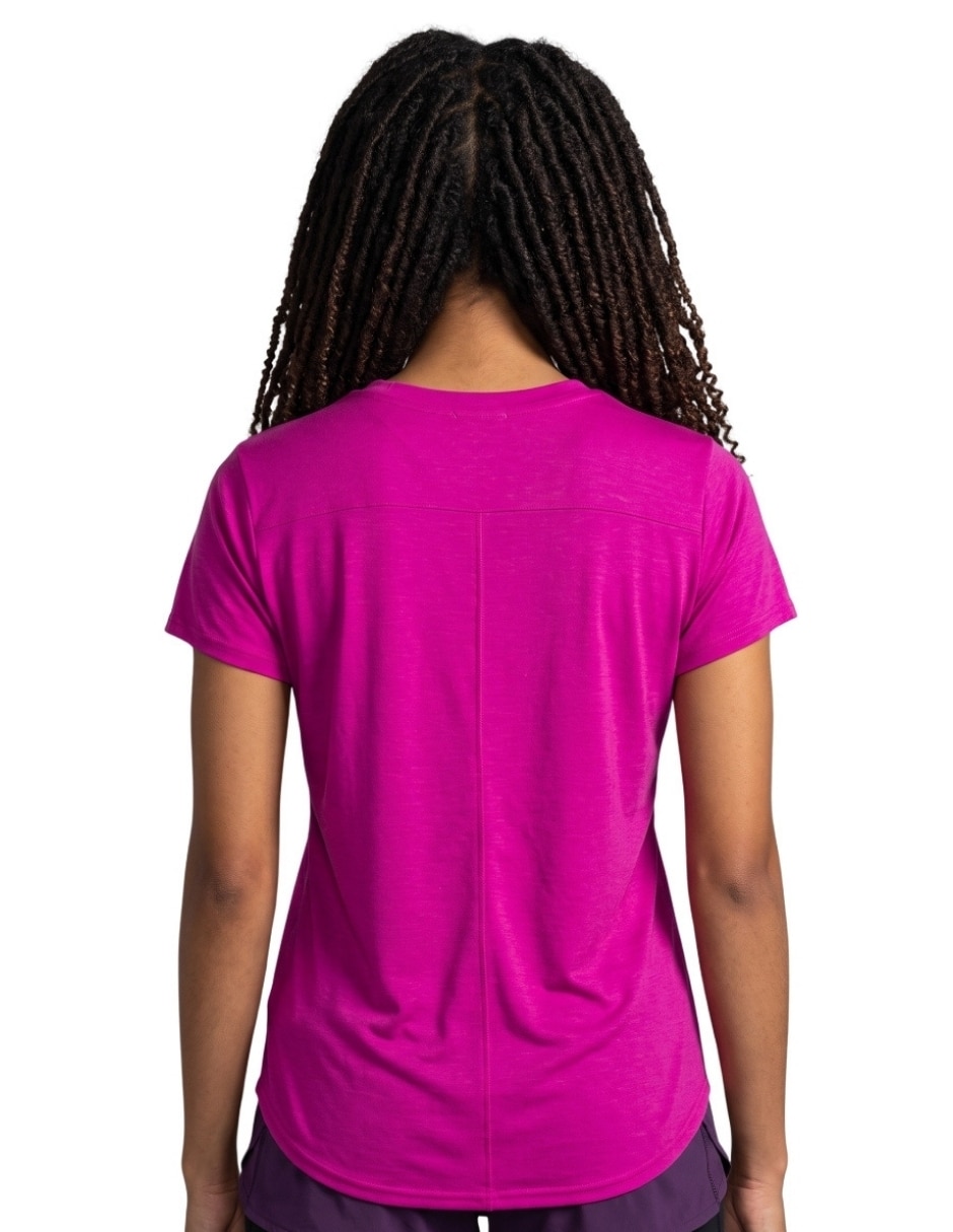 Playera deportiva para entrenamiento brooks de mujer