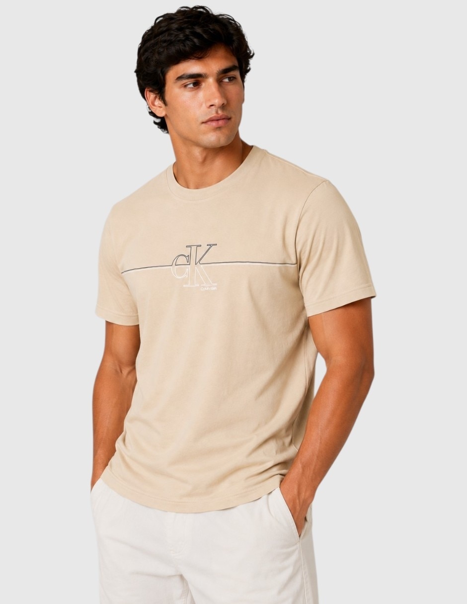 Playera cuello redondo para hombre 2
