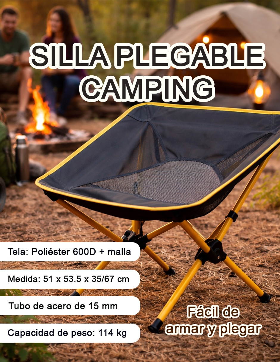 Silla plegable 2 piezas importadora la merced 5