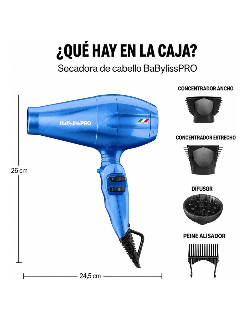 Secadora de cabello Nano Titanium Portofino 6600 4