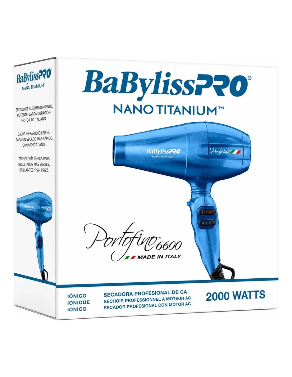 Secadora de cabello Nano Titanium Portofino 6600 3