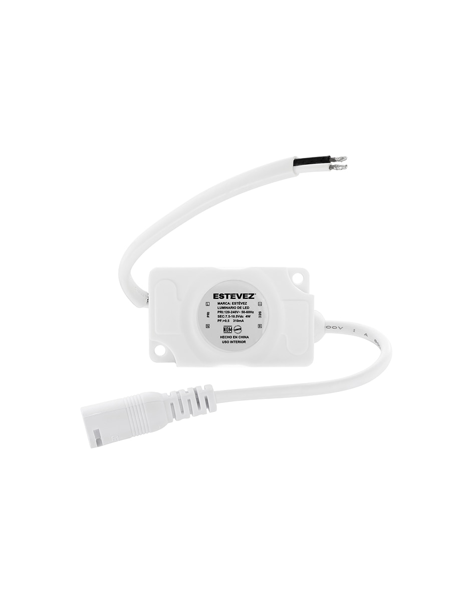 Lámpara estevez blanca flat square lum 4