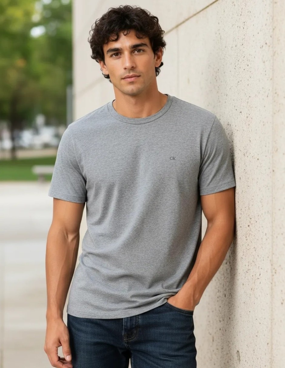 Playera cuello redondo para hombre 4