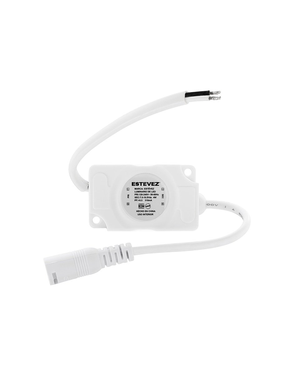 Lámpara estevez blanca flat square lum 2