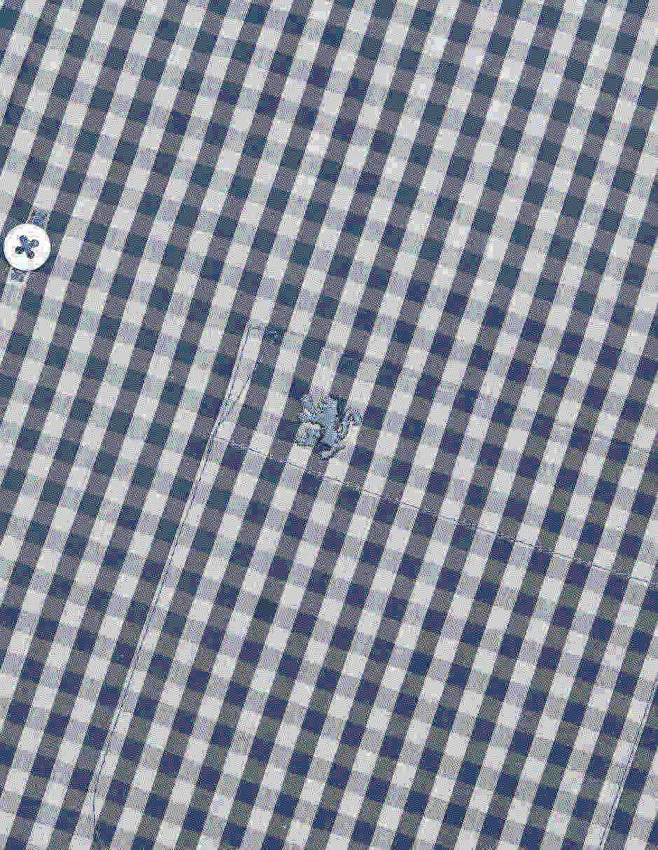 Camisa casual manchester de algodón manga larga para hombre