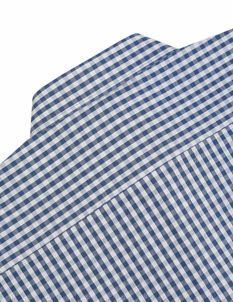 Camisa casual manchester de algodón manga larga para hombre