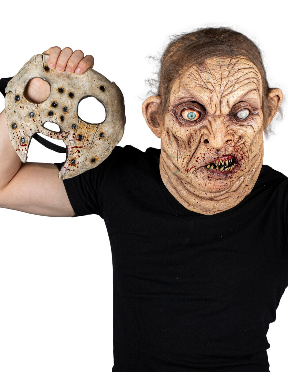 Máscara para disfraz de zombie asesino 2