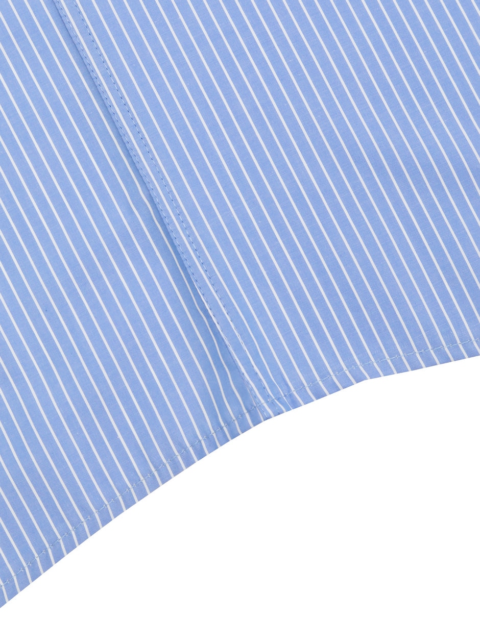Camisa casual manchester de algodón manga corta para hombre