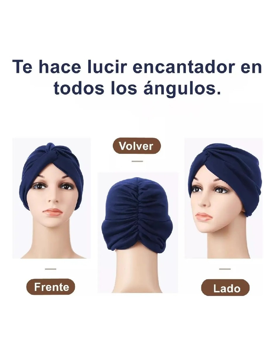 Set de turbante oncológico unisex genérica