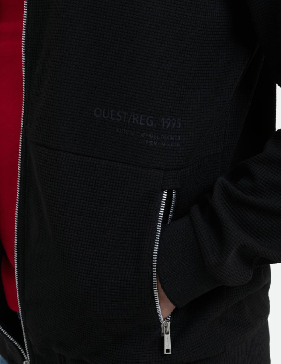 Chamarra bomber con bolsillos para hombre 3