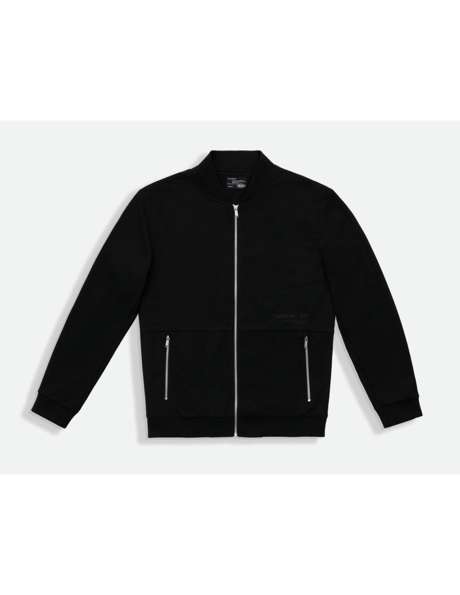 Chamarra bomber con bolsillos para hombre 6